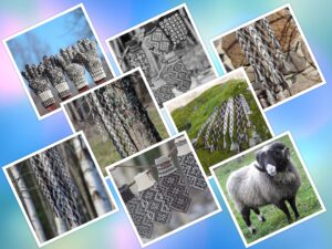 Kihnu mustrid kihnu maalamba lõngast