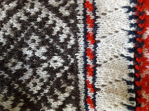 Lääne Aino(algupärase kihnu maalamba karjaomanik) kindamuster