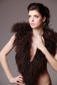 Tuki villast vilditud krae (viltinud Eva Anders)