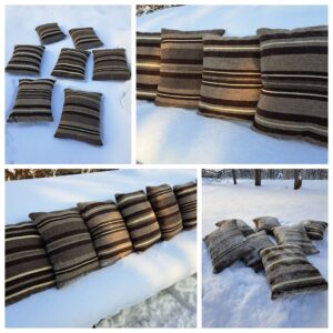 Lohu Ella kootud padjakangad